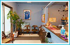 お会計をしていただく場所の写真